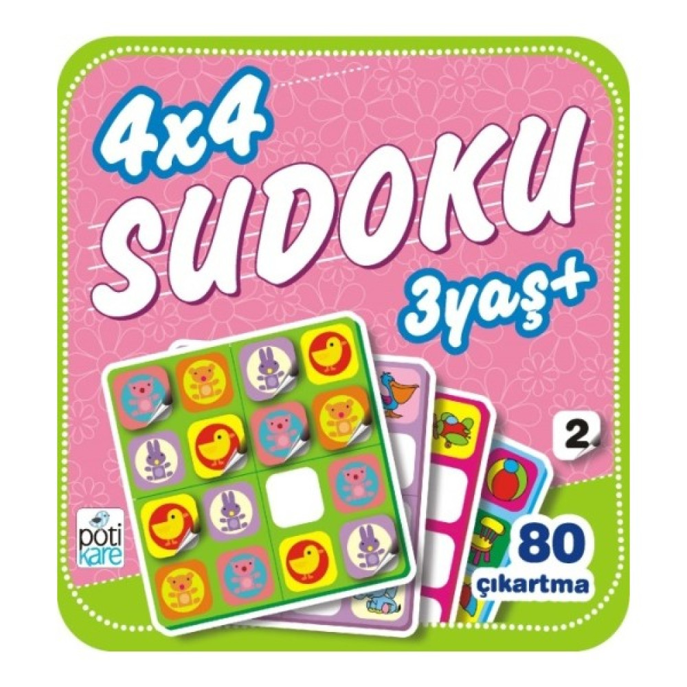 4X4 Sudoku (2) Okul Öncesi Eğitici & Öğretici Kitaplar Fiyatı