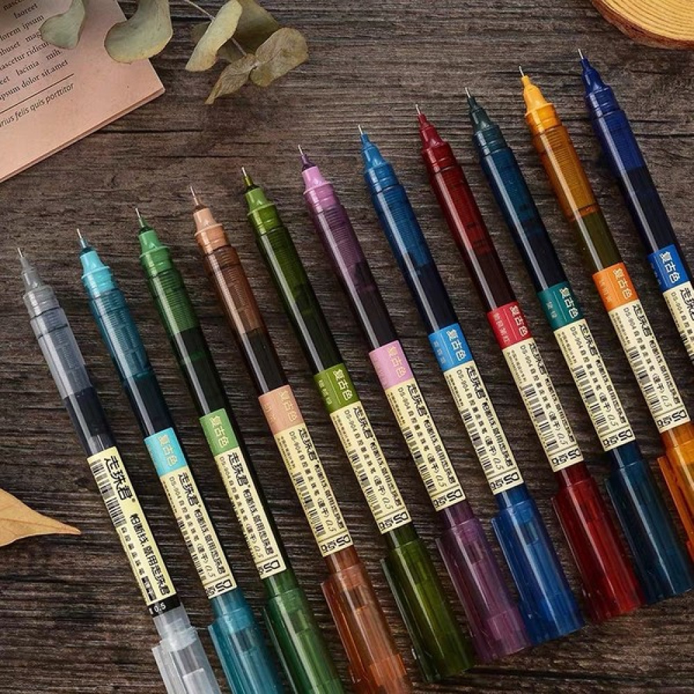 5 Adet Koyu Yeşil 5/8/10 Adet Yüksek Kapasiteli Düz Sıvı Jel Kalem 904 Hızlı Kuru Vintage Renkli Mürekkep 18 Renk Seti 0.5mm Iğne Şekilli Uç El Kit... Mekanik Kurşun (Versatil) Kalem Fiyatı