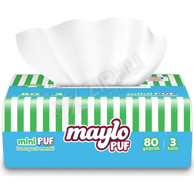 5 Adet Maylo Puf Mendil Mini 80'li Diğer Fiyatı