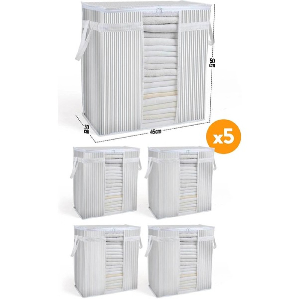5 Adet - Pencereli Saklama Çantası 50 x 45 x 30 cm Hurç Fiyatı