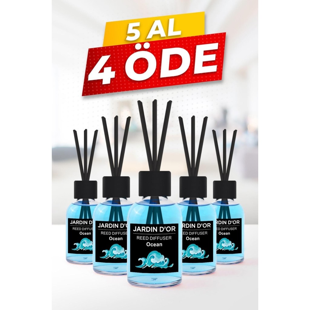 5 Al 4 Öde Okyanus Çubuklu Oda Kokusu 50 Mlocean Reed Dıffuser 50 ml / Diğer Fiyatı