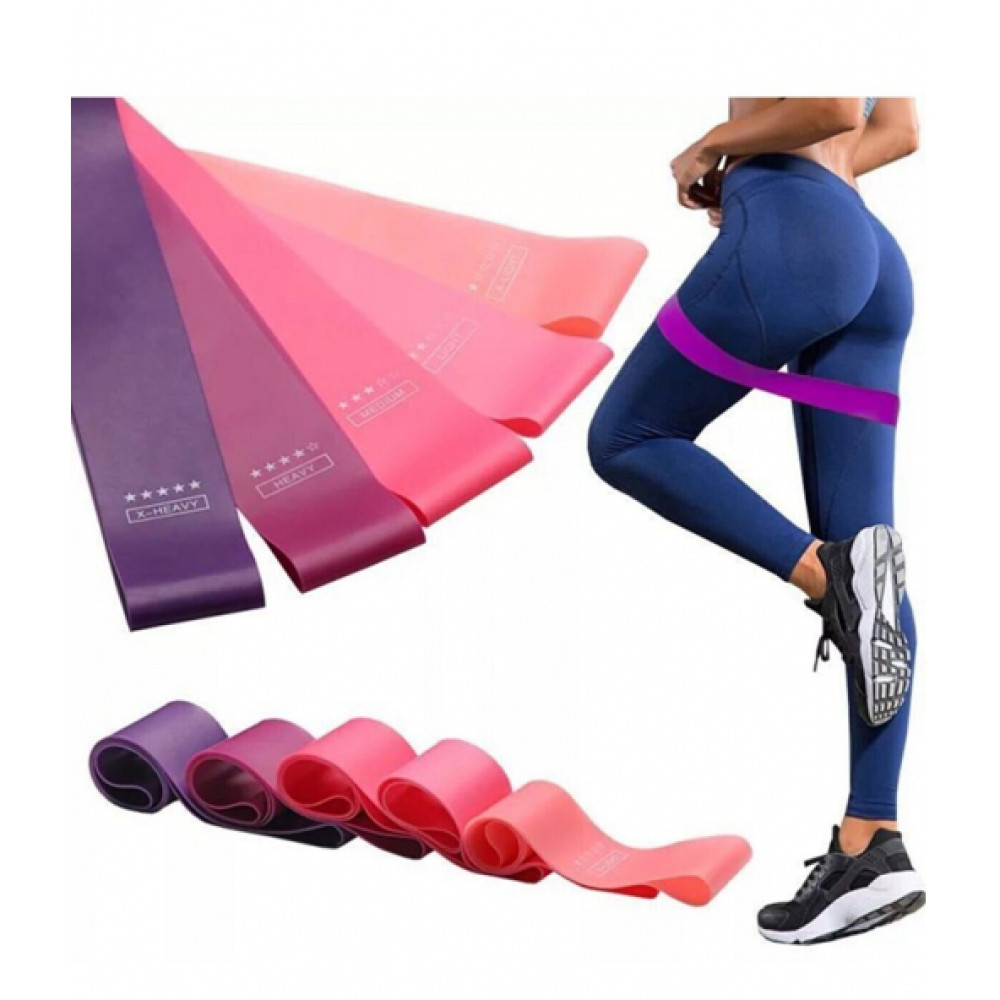 5 Farkli Direnc Seviyesine Sahip'' Direncli Fitness Pilates Egzersiz Bantlari. Kondisyon Aletleri Fiyatı