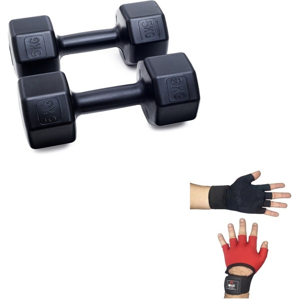 5 kg Dambıl x 2 Adet = 10 kg Body Eldiveni Giyim & İç Giyim Fiyatı