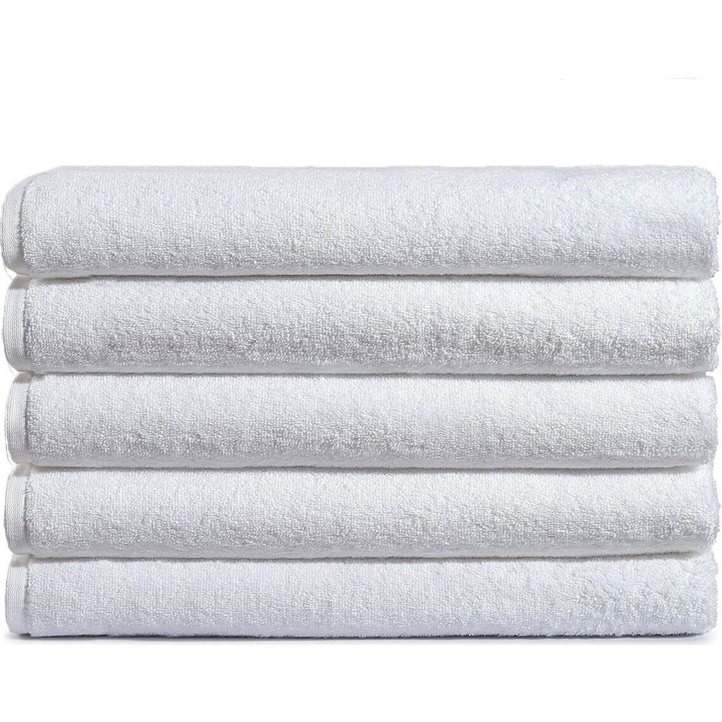 5 Li Otel Banyo Havlusu Pamuklu 90 x 150 cm Beyaz 20/2 Ring 650 gr - 90 x 150 cm El / Yüz Havlusu Fiyatı