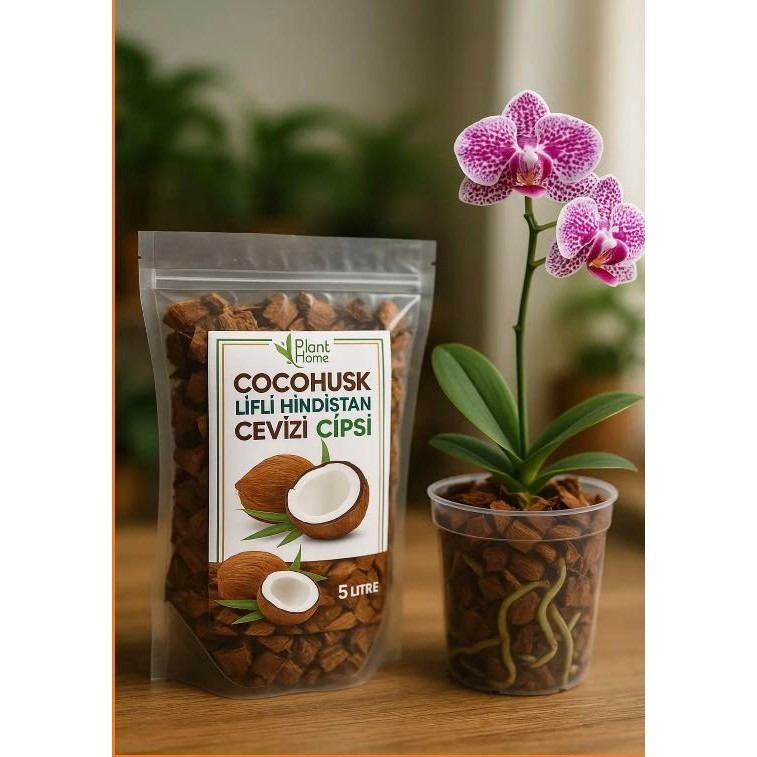 5 Lt Hündistan Cevizi Kabuğu Cipsi - Coco Cips Cocohusk - Elenmiş Tozsuz Ürün Diğer Fiyatı
