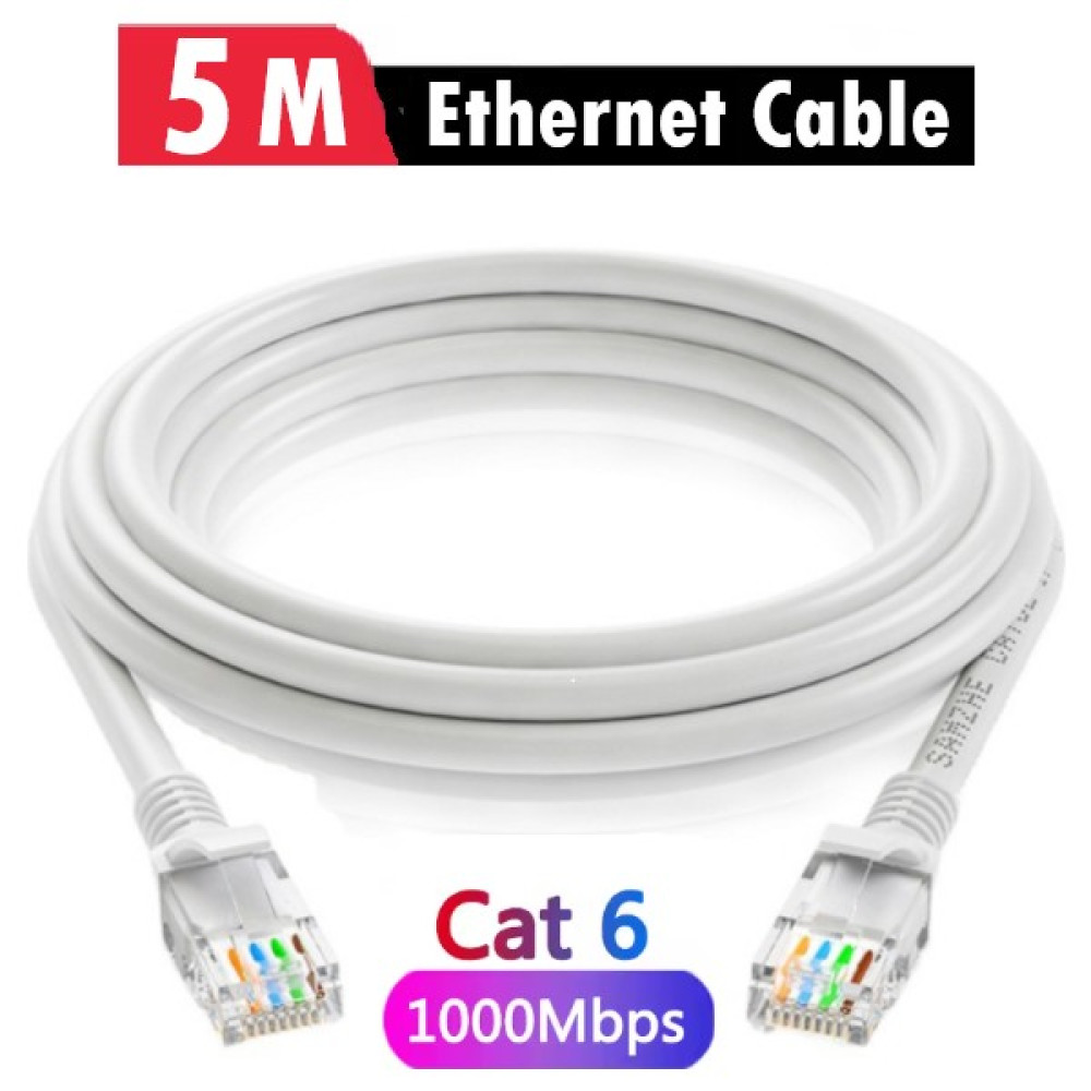 5 Metre Cat6 Internet Kablosu Ethernet Utp Patch High Speed 1000 Mbps - Cat6 nın en iyisi Network Aksesuarları Fiyatı