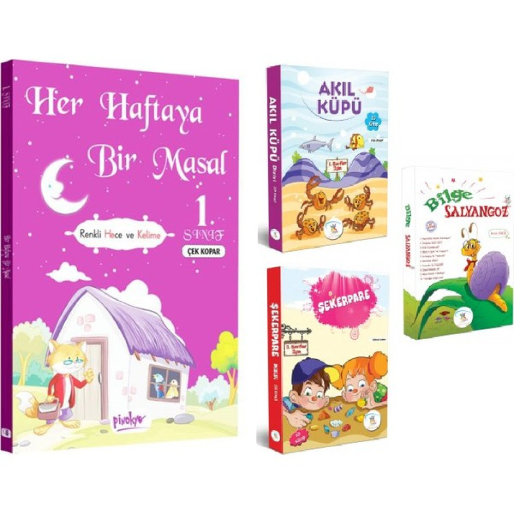 5 Renk 1. Sınıf Hikaye Seti Şekerpare + Akıl Küpü + Bilge Salyangoz + Her Haftaya Bir Masal (31 Kitap) Çocuk Öykü Fiyatı