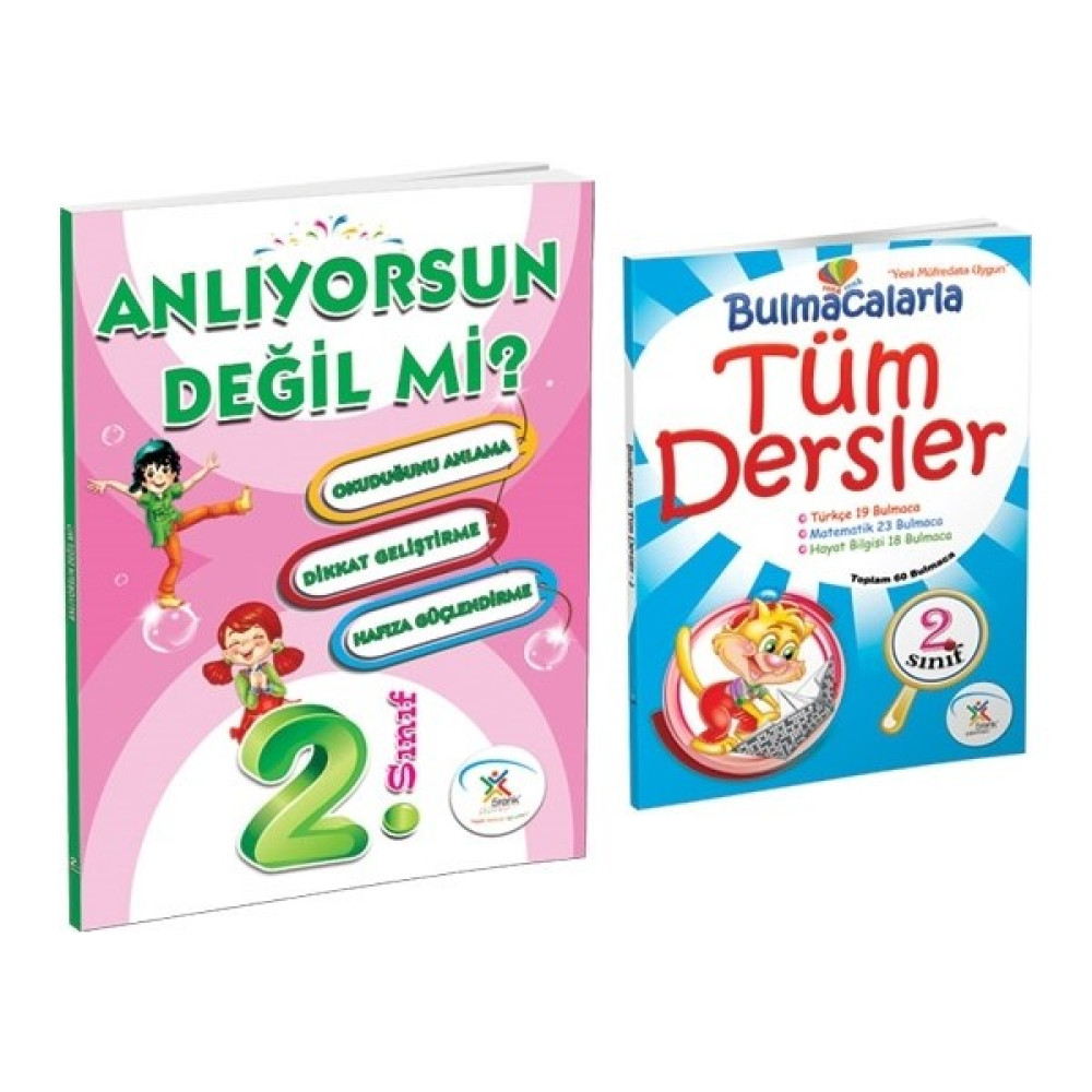 5 Renk Yayınevi 2. Sınıf Anlıyorsun Değil Mi? Bulmacalarla Tüm Dersler Kaynak Kitapları Fiyatı