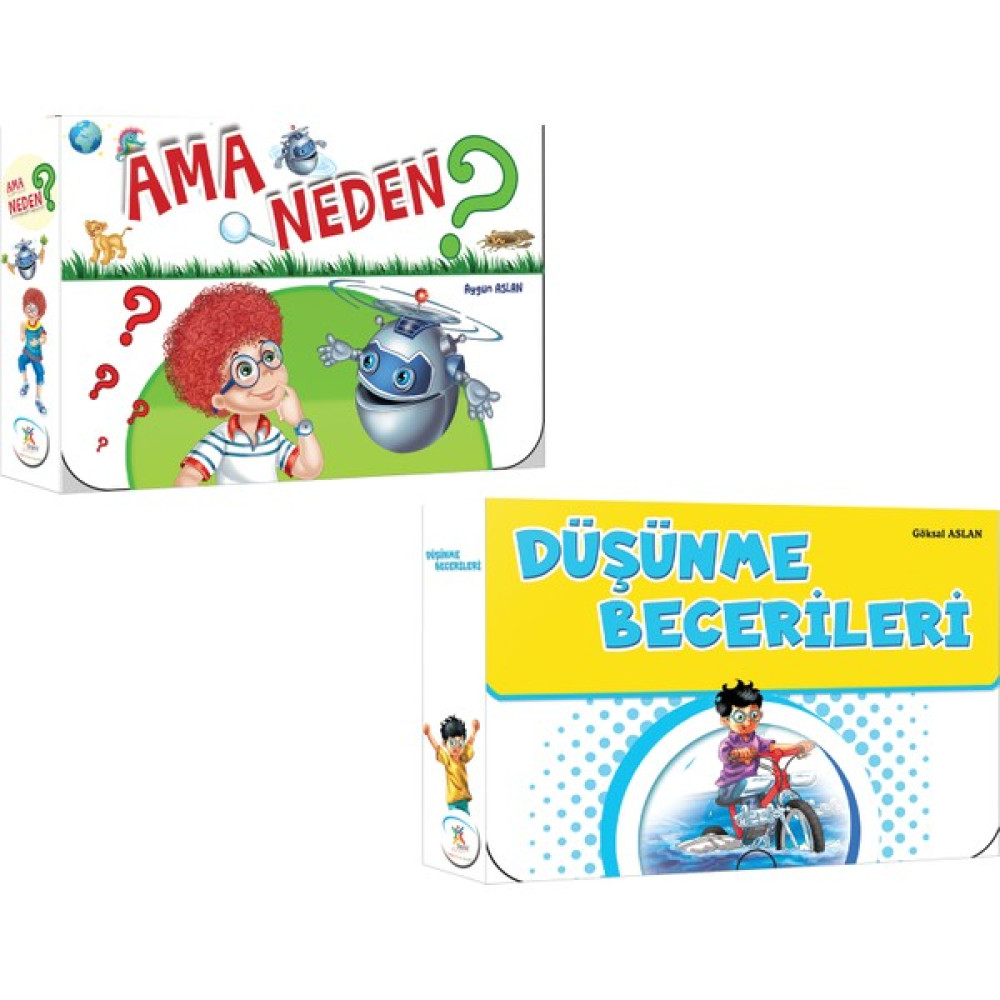 5 Renk Yayınevi 2. sınıf Ikili Hikâye Seti (Ama Neden-Tarkan'ın Düşünme Becerileri) Öykü Kitapları Fiyatı