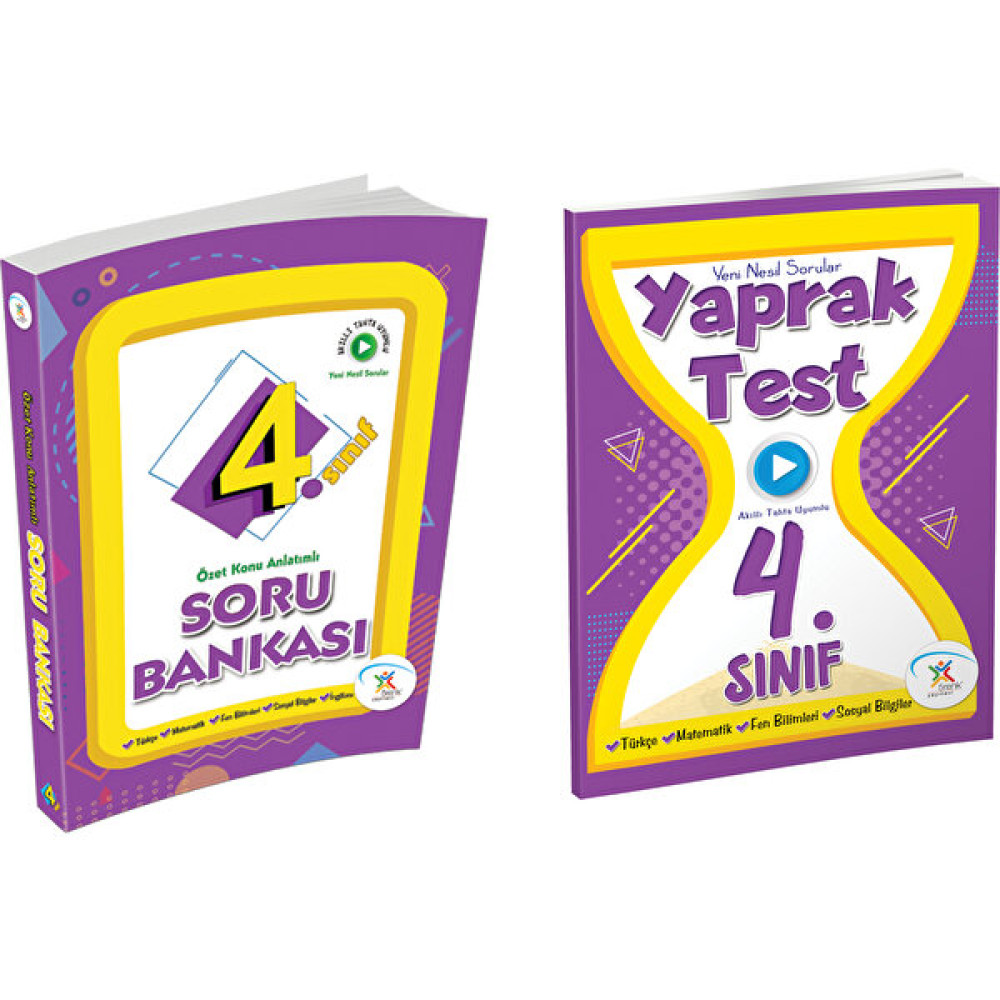5 Renk Yayınevi 4. sınıf Yaprak Test-Soru Bankası Tüm Dersler Fiyatı