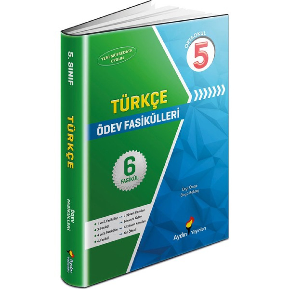 5 Sınıf Türkçe Ödev Fasikülleri Aydın Yayınları - Ezgi Öne Türkçe Fiyatı