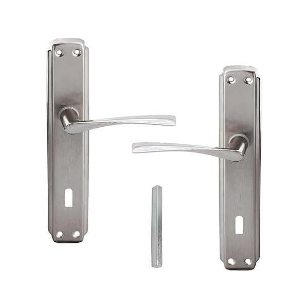 5 Takım Oda Kapı Kolu Inox Aynalı Sağa Sola Uygun Iç Dış Ahşap Pvc Metal Çelik Kapısı Tutamağı Diğer Fiyatı