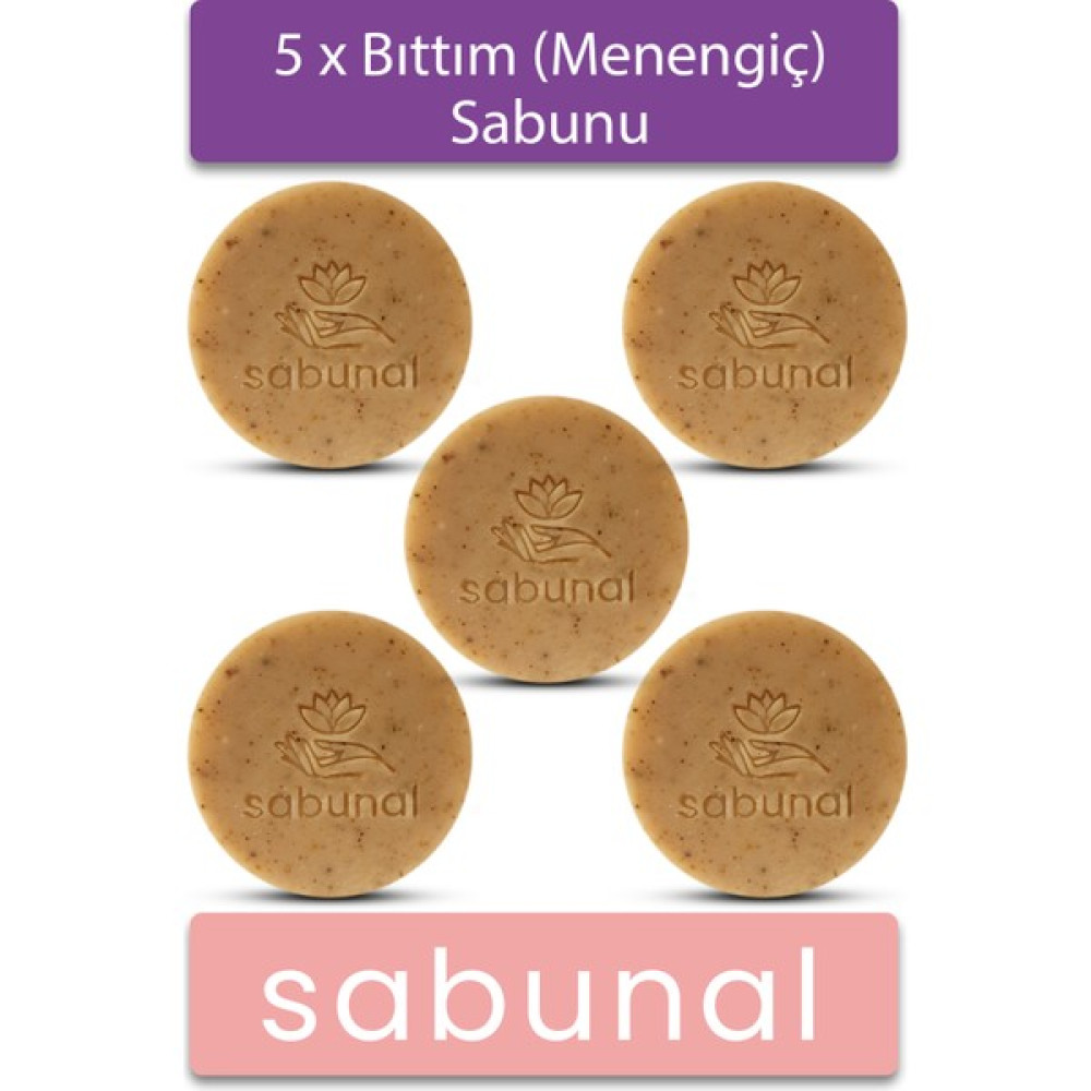 5 x Bıttım (Menengiç) Sabunu Cilt Temizleme ve Peeling Fiyatı