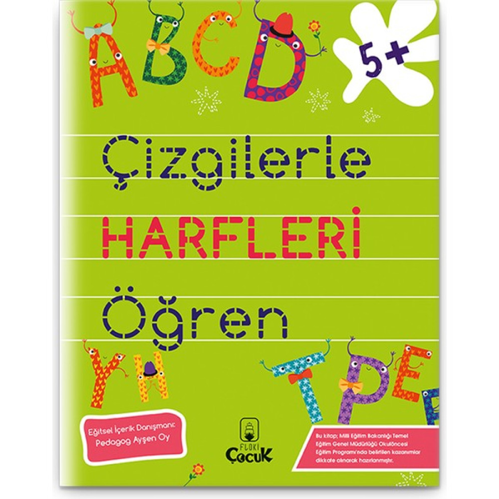 5+ Yaş Çizgilerle Harfleri Öğren Eğlenceli Ve Geliştirici Okul Öncesi Çocuk Gelişimi Etkinliği Okul Öncesi Eğitici & Öğretici Kitaplar Fiyatı