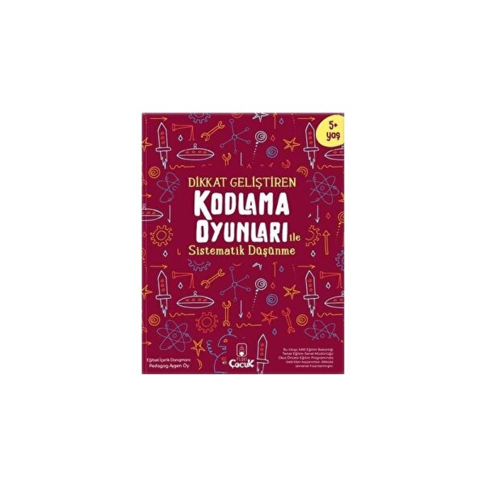 5+ Yaş "Kodlama Oyunları - Sistematik Düşünme" Okul Öncesi Eğlenceli Çocuk Etkinlik Kitabı Okul Öncesi Eğitici & Öğretici Kitaplar Fiyatı