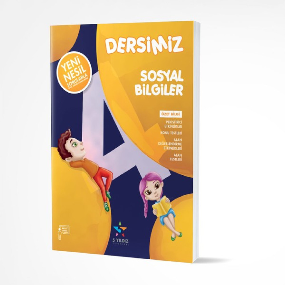 5 Yıldız Yayınları 4. Sınıf Sosyal Bilgiler Etkinlikli Soru Bankası Kaynak Kitapları Fiyatı
