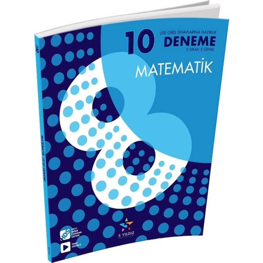5 Yıldız Yayınları 8. Sınıf Matematik 10'lu Deneme Ders Sınav Kitapları Fiyatı