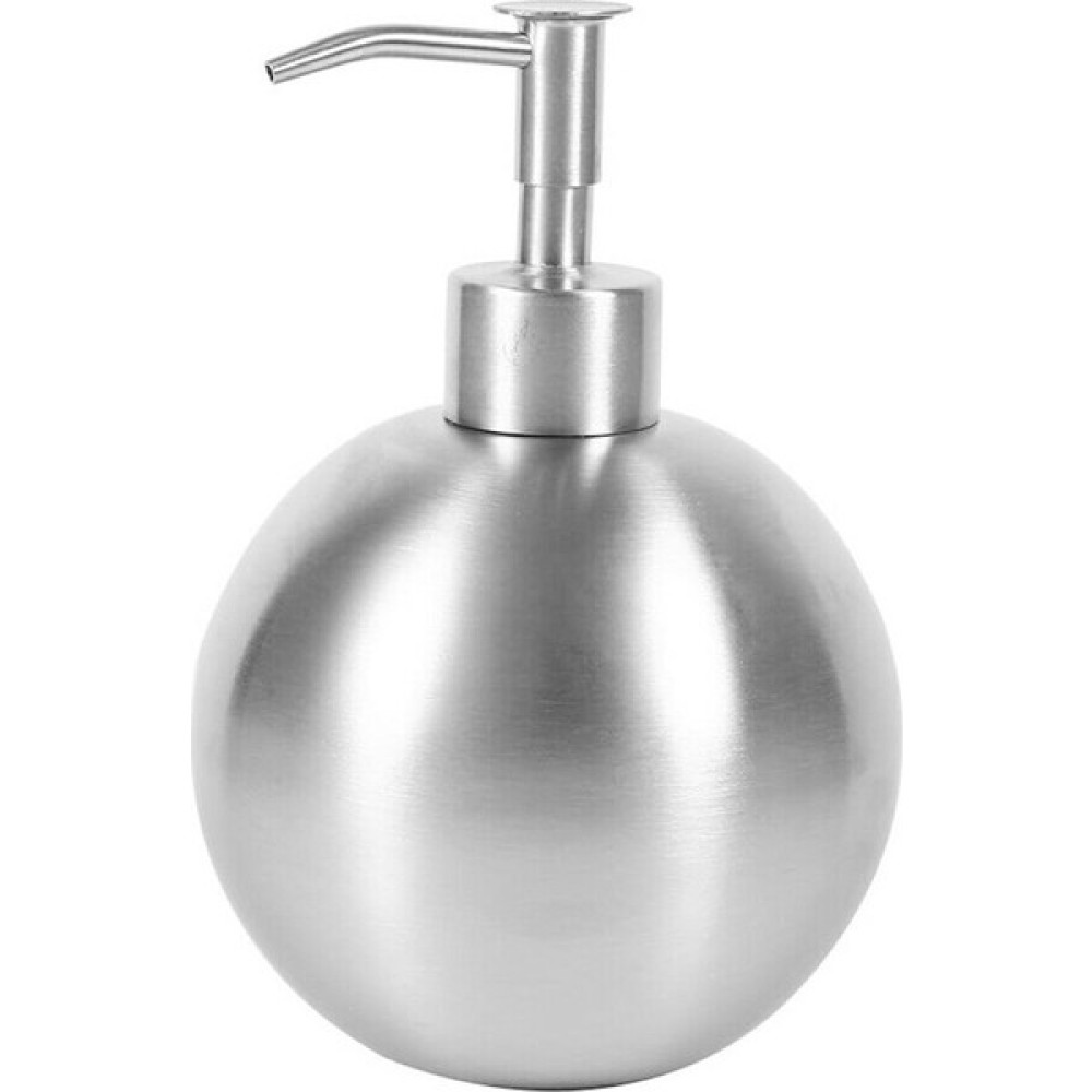 500 ml Top Sıvı Sabunluk Paslanmaz Çelik Mutfak Banyo El Pompası Sıvı Sabunluk Losyonu Deterjan Şişesi | Sıvı Sabun Dağıtıcılar - Gümüş Sabunluk Fiyatı