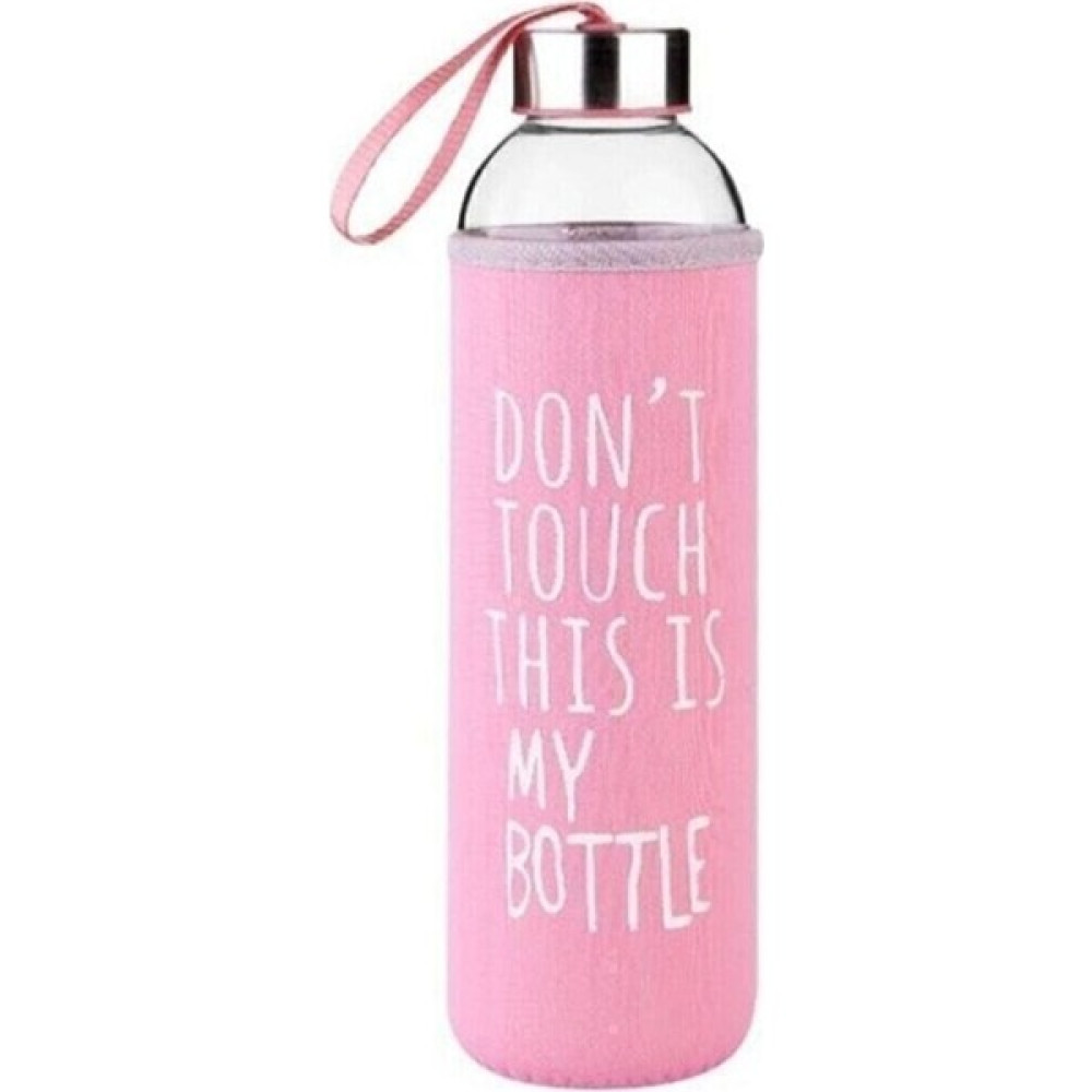 500ML Cam Matara Suluk , Spor Matarası , Pembe Kılıflı 0,5lt 500ML Cam Su Sişesi - 0,12 L - 0400 Oto Boyaları Fiyatı
