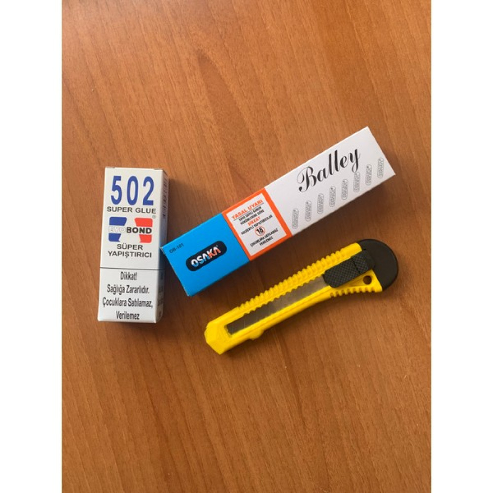 502 Fızlı Yapıştırıcı 502 Orj +Balley+Maketbıçağı Yapıştırıcı - Tutkal Fiyatı