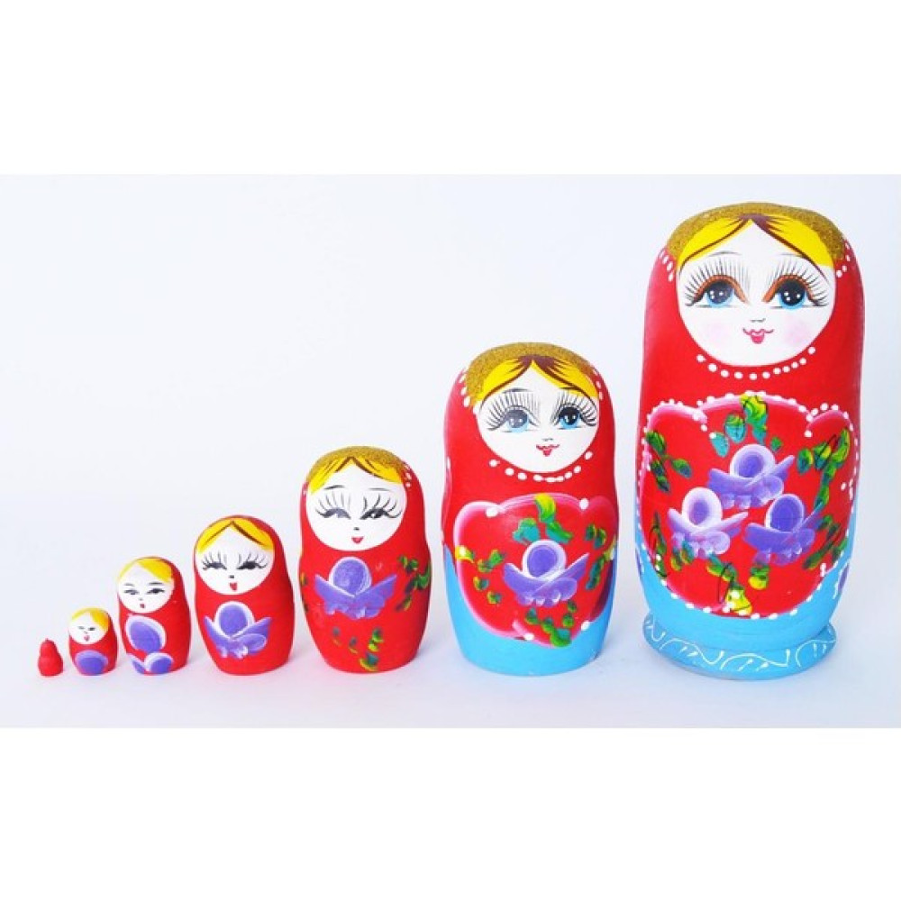 50bir Ahşap Matruşka Bebek 7'li Set Biblo Fiyatı