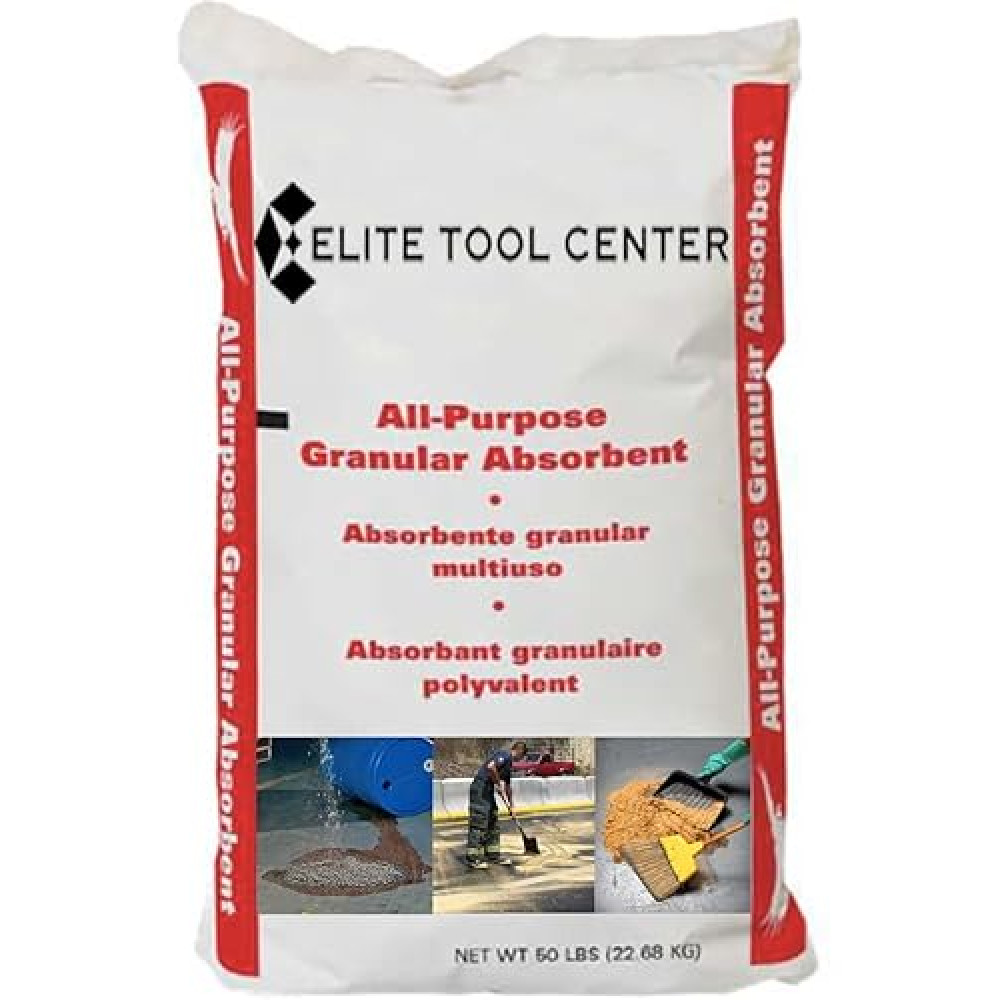 50lb Bag All Purpose Granular Absorbent For Oil, Gas, Water, Chemical Spill Clean Up