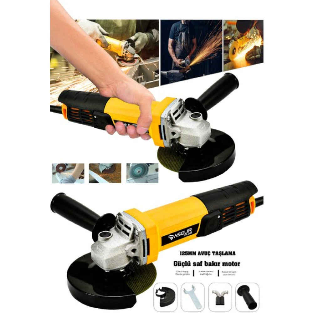 550 W 125 mm Bakır Sargılı Spiral Avuç Içi Kesme Ve Ahşap Metal Kesme Taşlama Makinası Taşlama Makinesi Fiyatı