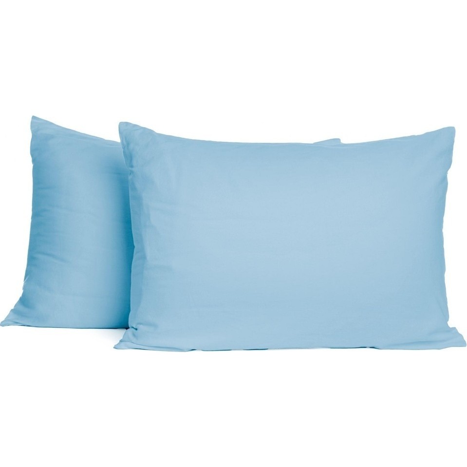 55X75 Yastık Kılıfı 2 Adet %100 Pamuklu - Mavi - 55x75cm Yastık Kılıfı Fiyatı
