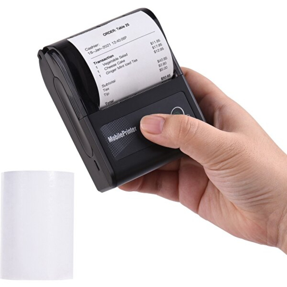58MM Küçük Bilet Taşınabilir Termal Yazıcı Desteği Ikincil Geliştirme Mikro Paket Servisi Olan Restoran Paket Sipariş Kasiyer Bileti Bluetooth Maki... Yazıcılar Fiyatı