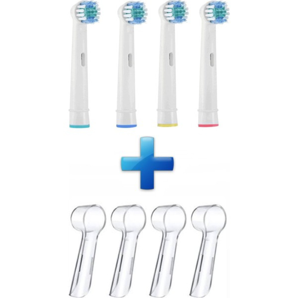 5d New White Oral B Uyumlu Şarjlı ve Pilli Diş Fırçaları İçin Yedek Başlık+4 ADET KORUMA KAPAĞI HEDİYELİ Şarjlı Diş Fırçası ve Aksesuarları Fiyatı