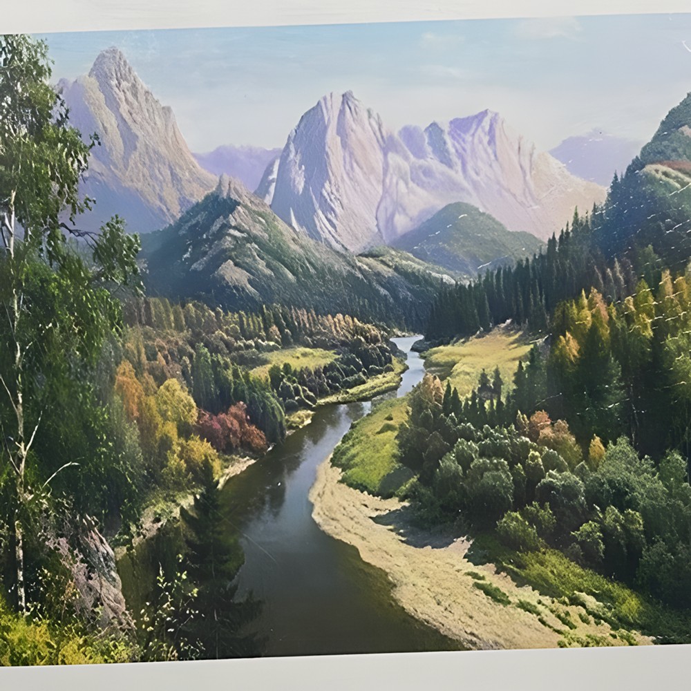 5d Yapışan Boncuk Goblen Mozaik Tablo Pano 40 x 50 cm 76497 - Meşe Kanvas Tablo Fiyatı