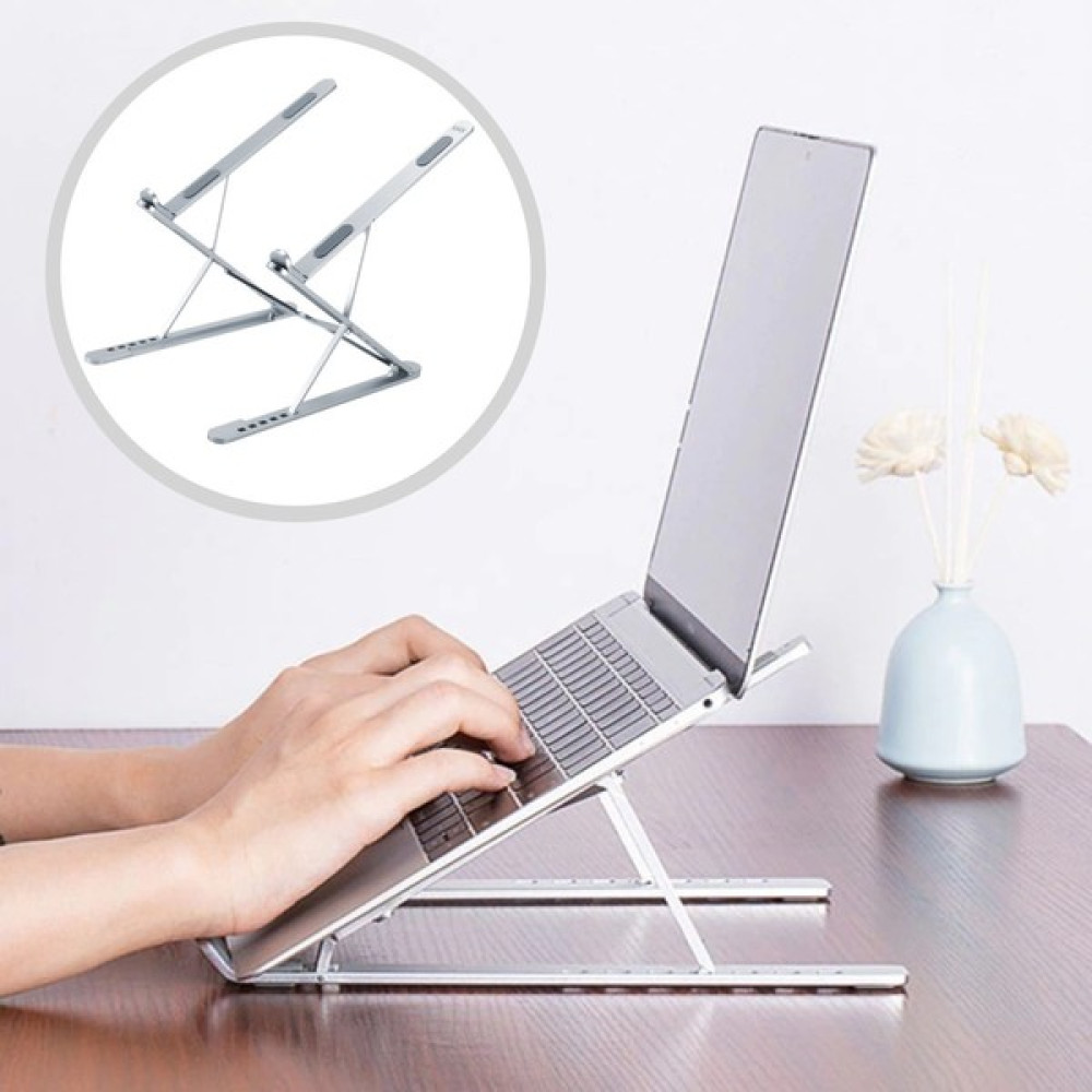5DM Ayarlanabilir Dizüstü Destek Tabanı Tamamen Katlanabilir Taşınabilir Laptop Yükseltici - Beyaz Dizüstü Bilgisayar Aksesuarları Fiyatı