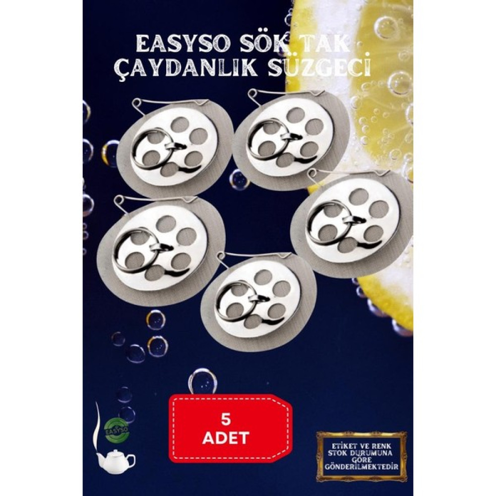 5'li Demlik Içi Tak Çıkar Çelik Çay Süzgeci Çay / Çaydanlık Setleri Fiyatı
