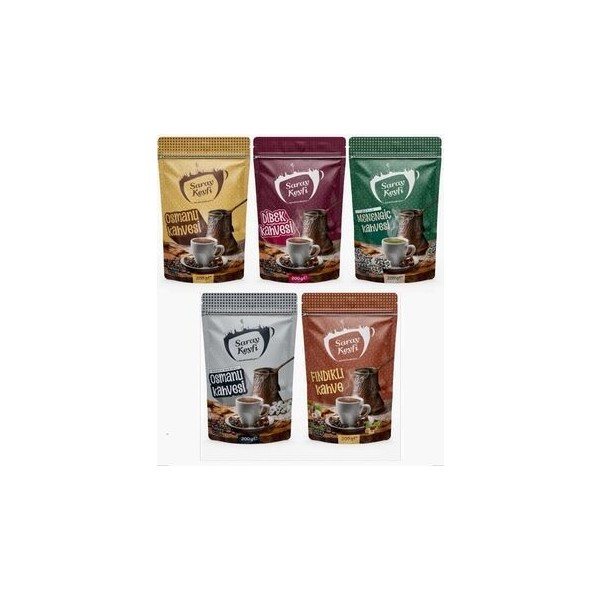 5’li Set-Osmanlı Kahve+Dibek Kahve+Sütlü Menengiç Kahve+Damla Sakızlı Osmanlı Kahve+Fındıklı Kahve - 1 kg Diğer Fiyatı