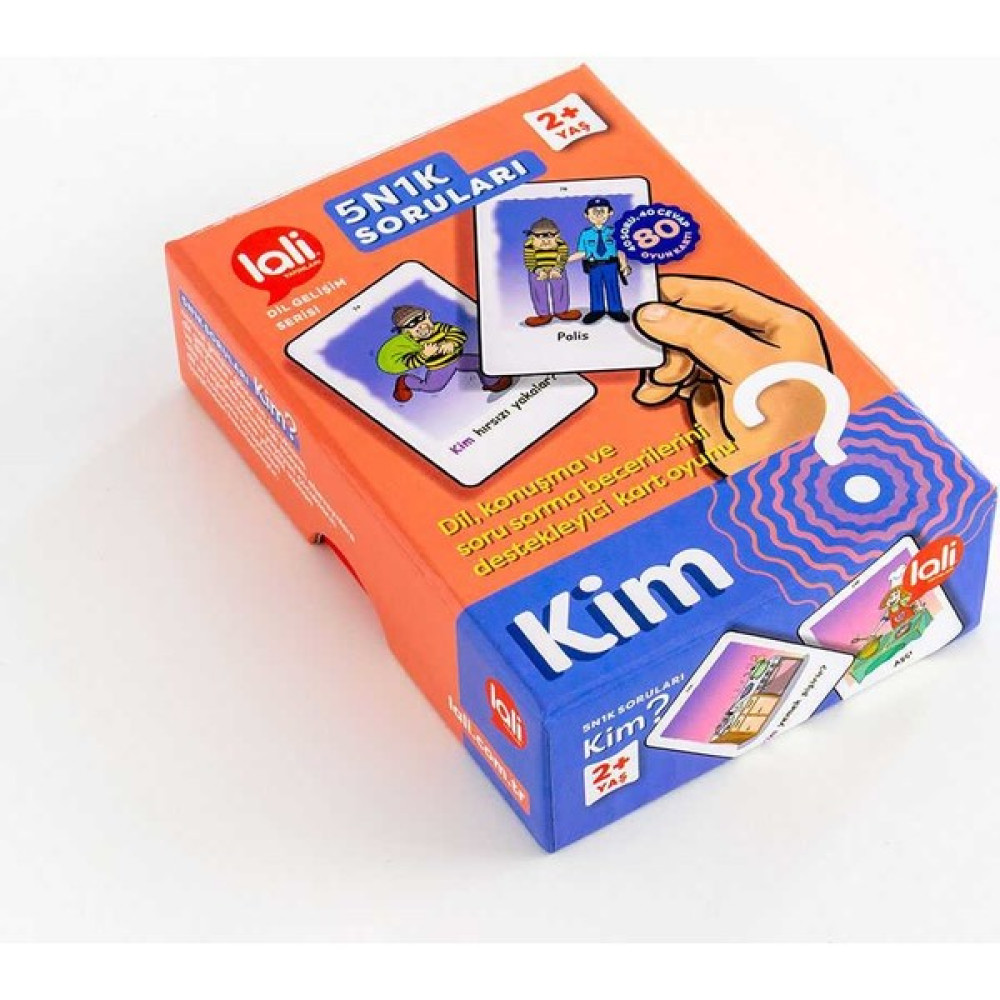 5N1K Konuşma Becerisine Destek ''kim'' Kart Oyunu Okul Öncesi Eğitici & Öğretici Kitaplar Fiyatı