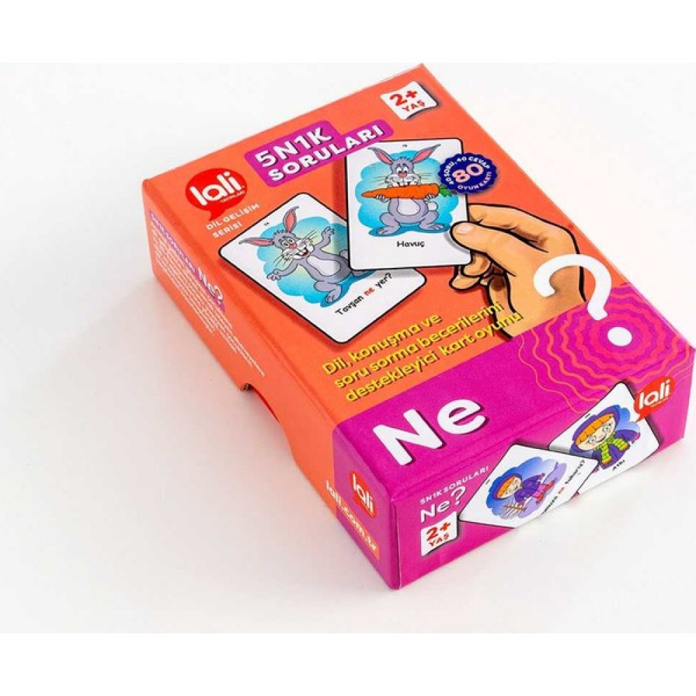 5N1K Konuşma Becerisine Destek ''ne'' Kart Oyunu Okul Öncesi Eğitici & Öğretici Kitaplar Fiyatı