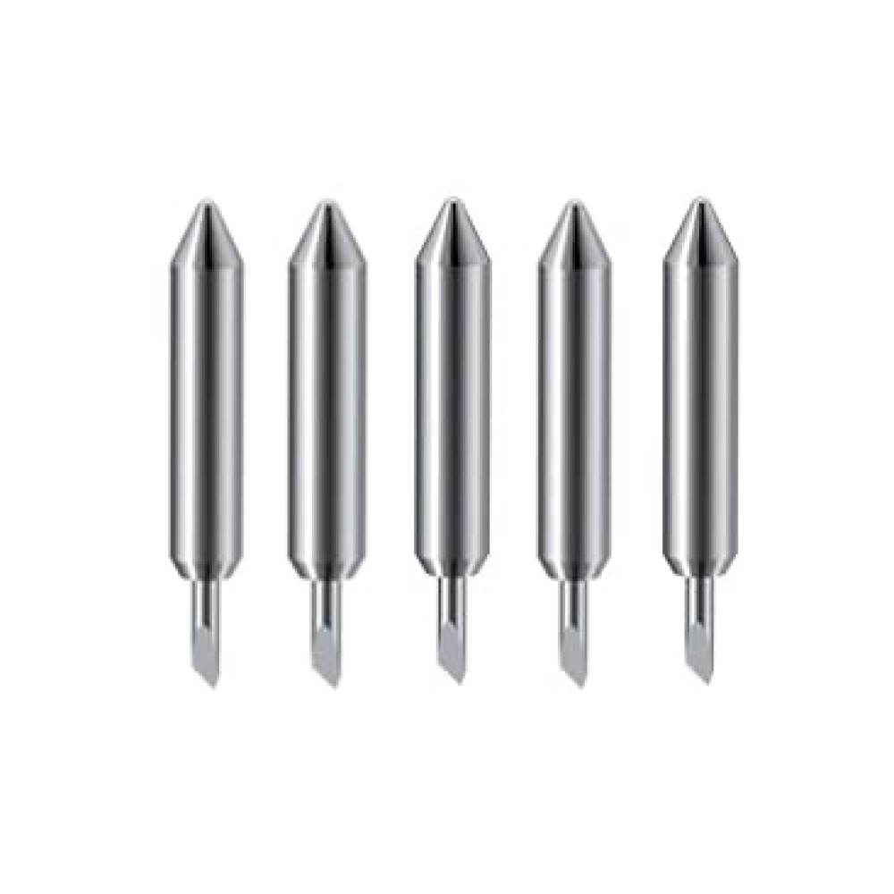 5PCS Replacement Cutting Blades Compatible with Joy,Cut Vinyl Fabric Carbide Standard Blade Compatible with Joy Machine