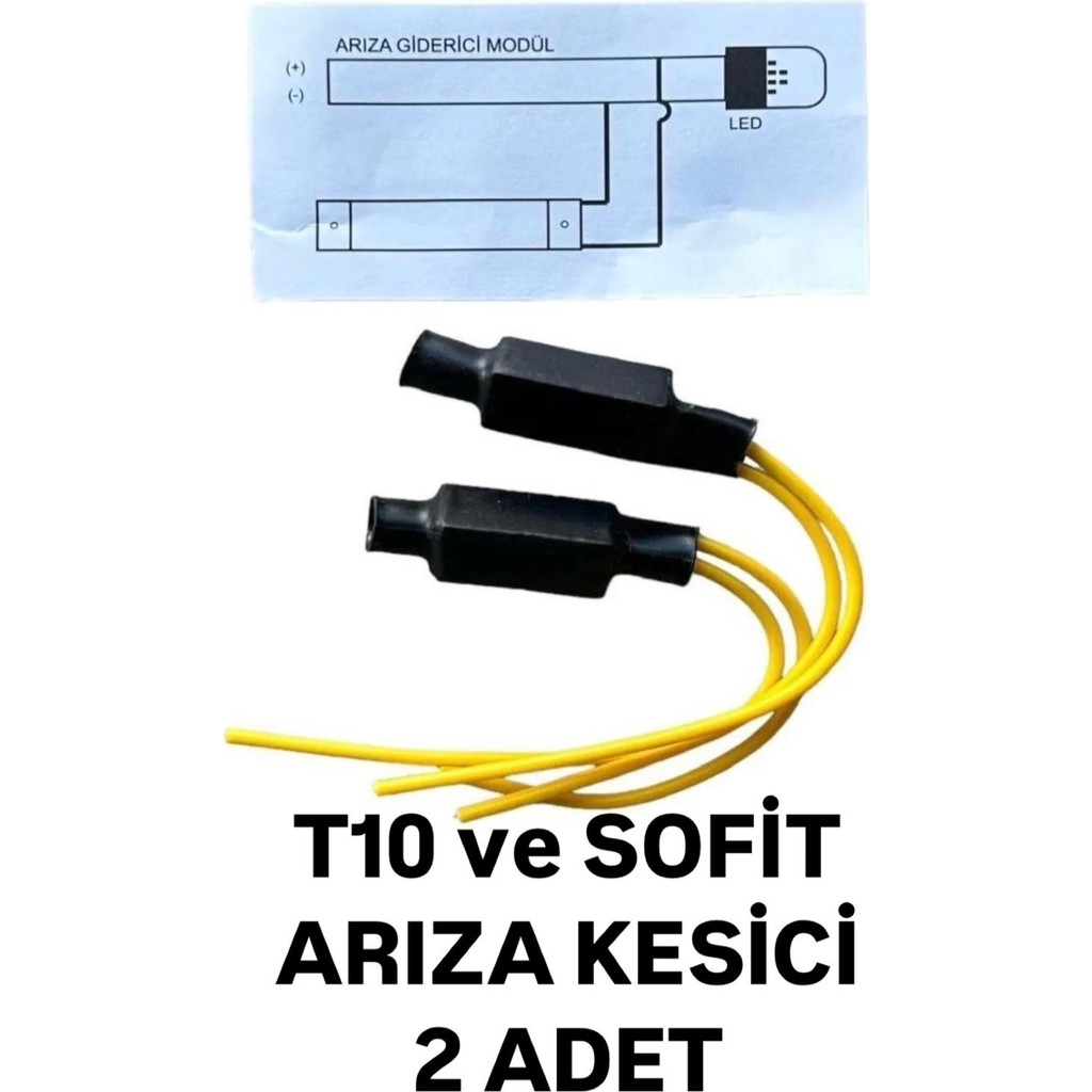 5W T10 ve Sofit Park Plaka LED Ampul Arıza Lambası Engelleyici Canbus Dekoder Direnç Diğer Fiyatı