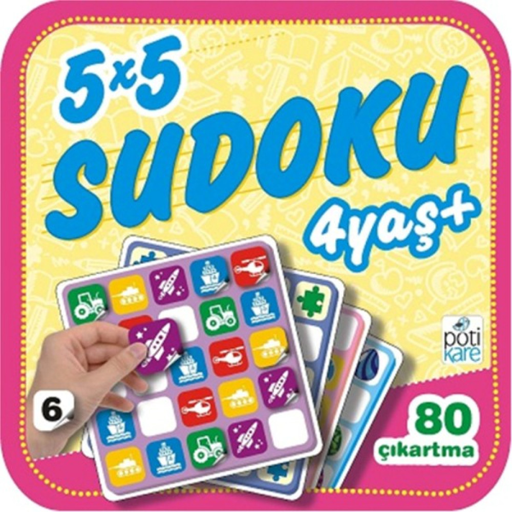 5X5 Sudoku (6) Okul Öncesi Eğitici & Öğretici Kitaplar Fiyatı