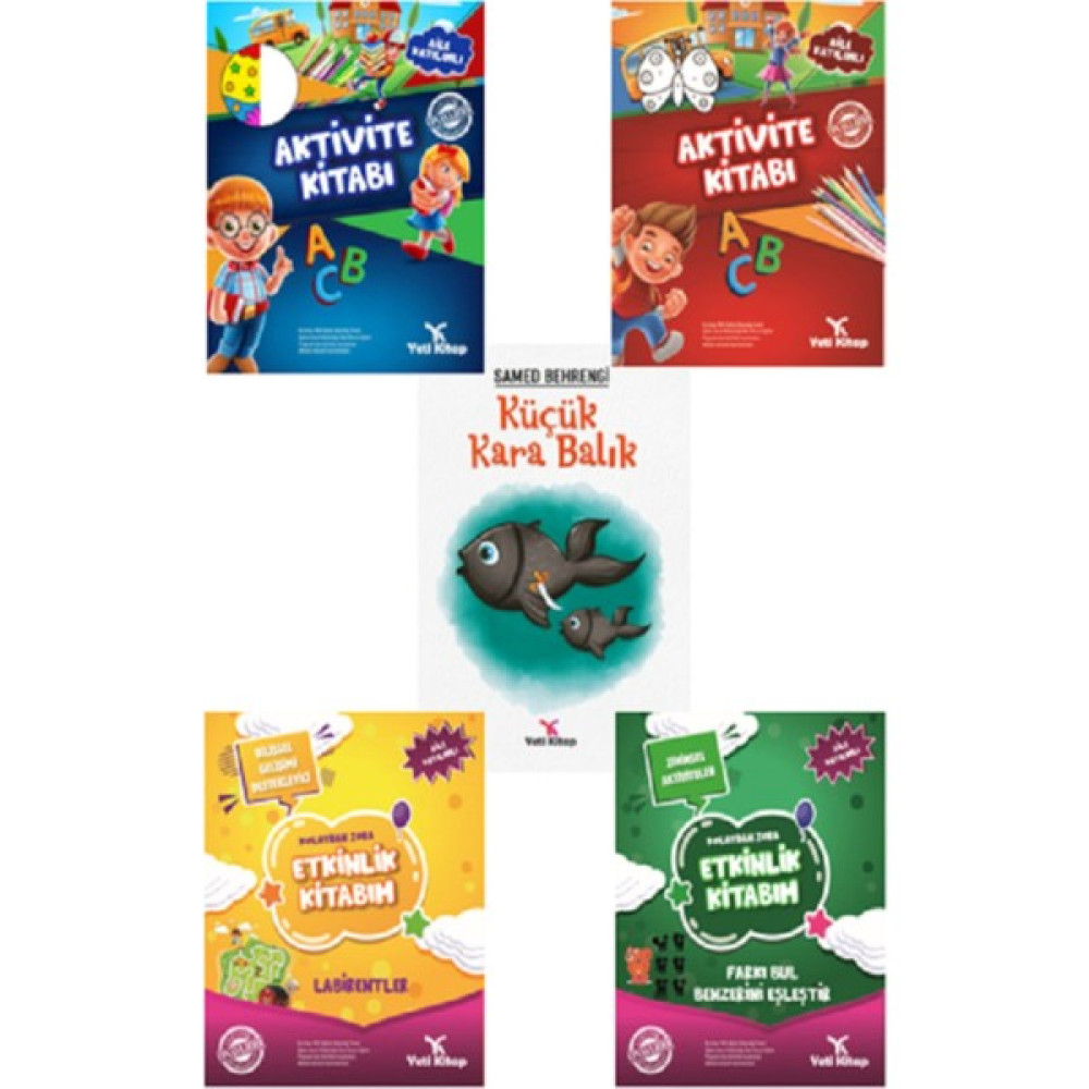 6-9 Yaş Evde Etkinlik Kitap Seti (5li Set) Zihinsel Gelişim Kitapları Fiyatı