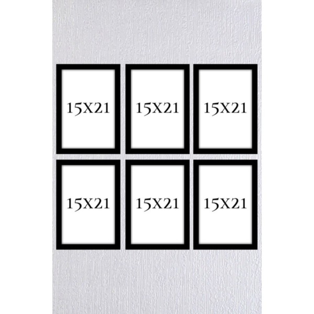 6 Adet 15 x 21 Siyah Çerçeve Seti 6 Adet (A5)15 x 21 Ayaklı Model Resim & Fotoğraf Çerçevesi Fiyatı