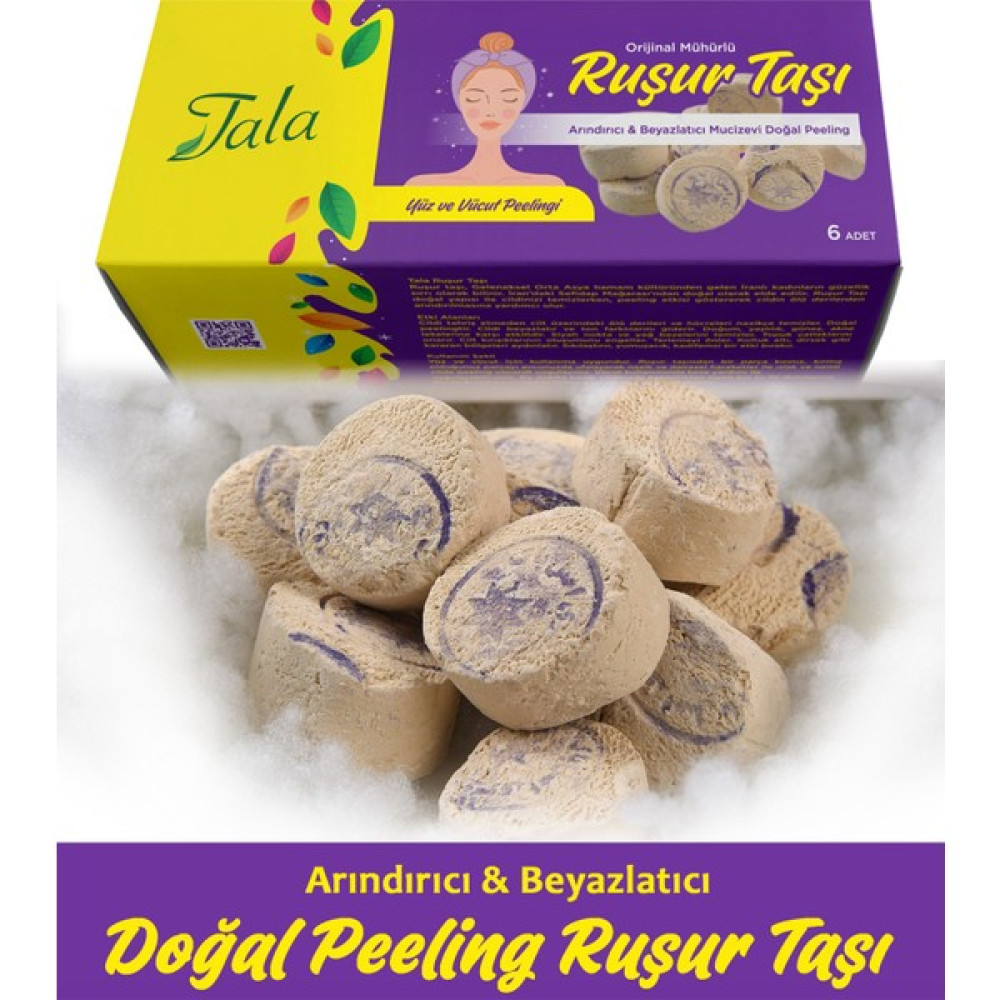 6 Adet Iran Ruşur Taşı Mühürlü Doğal Peeling (Iran Hamam Taşı) Cilt Temizleme ve Peeling Fiyatı