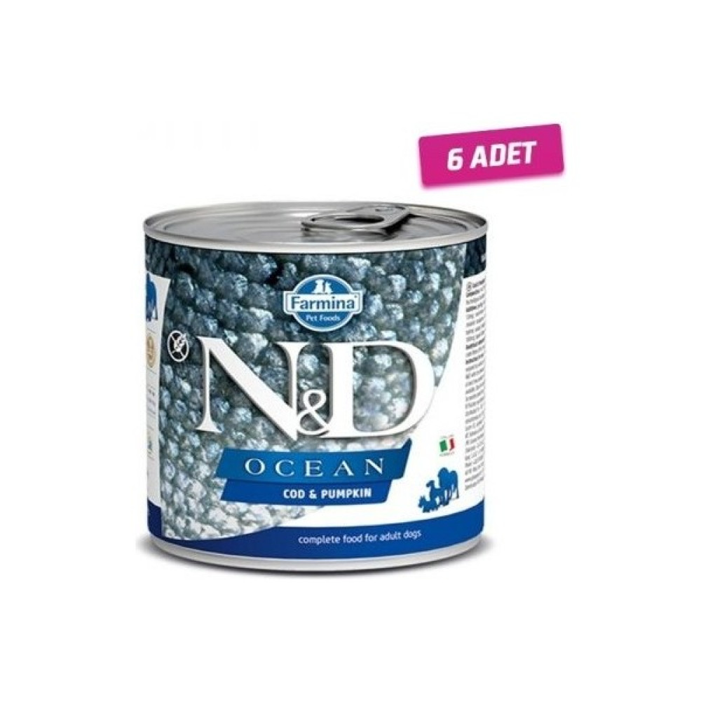 6 Adet - N&d Ocean Morina Balıklı ve Balkabaklı Köpek Konservesi 285 gr Evcil Hayvan Ürünleri Fiyatı