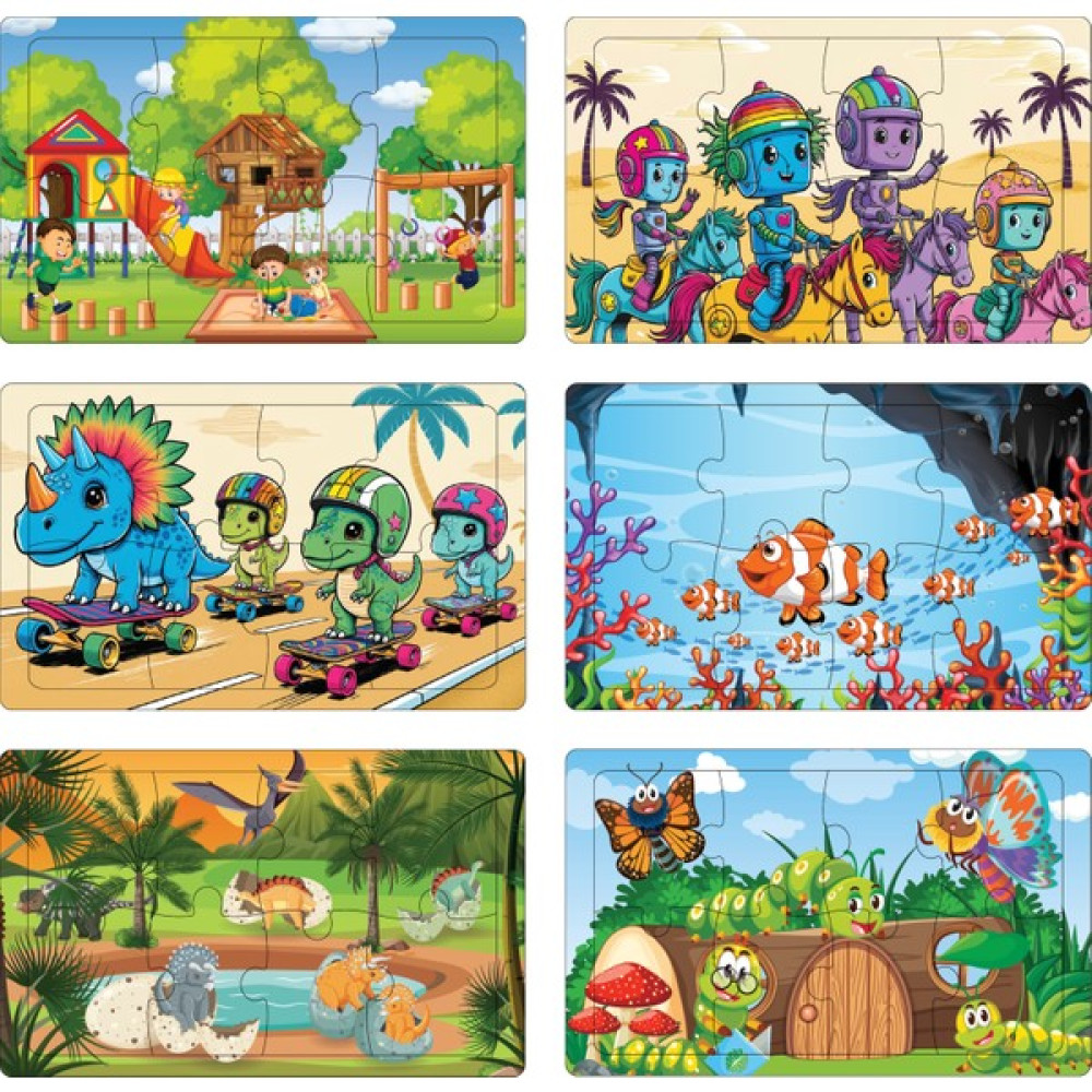 6 Model 6 Parçalı Ahşap Yap Boz Puzzle Set2 Oto Boyaları Fiyatı