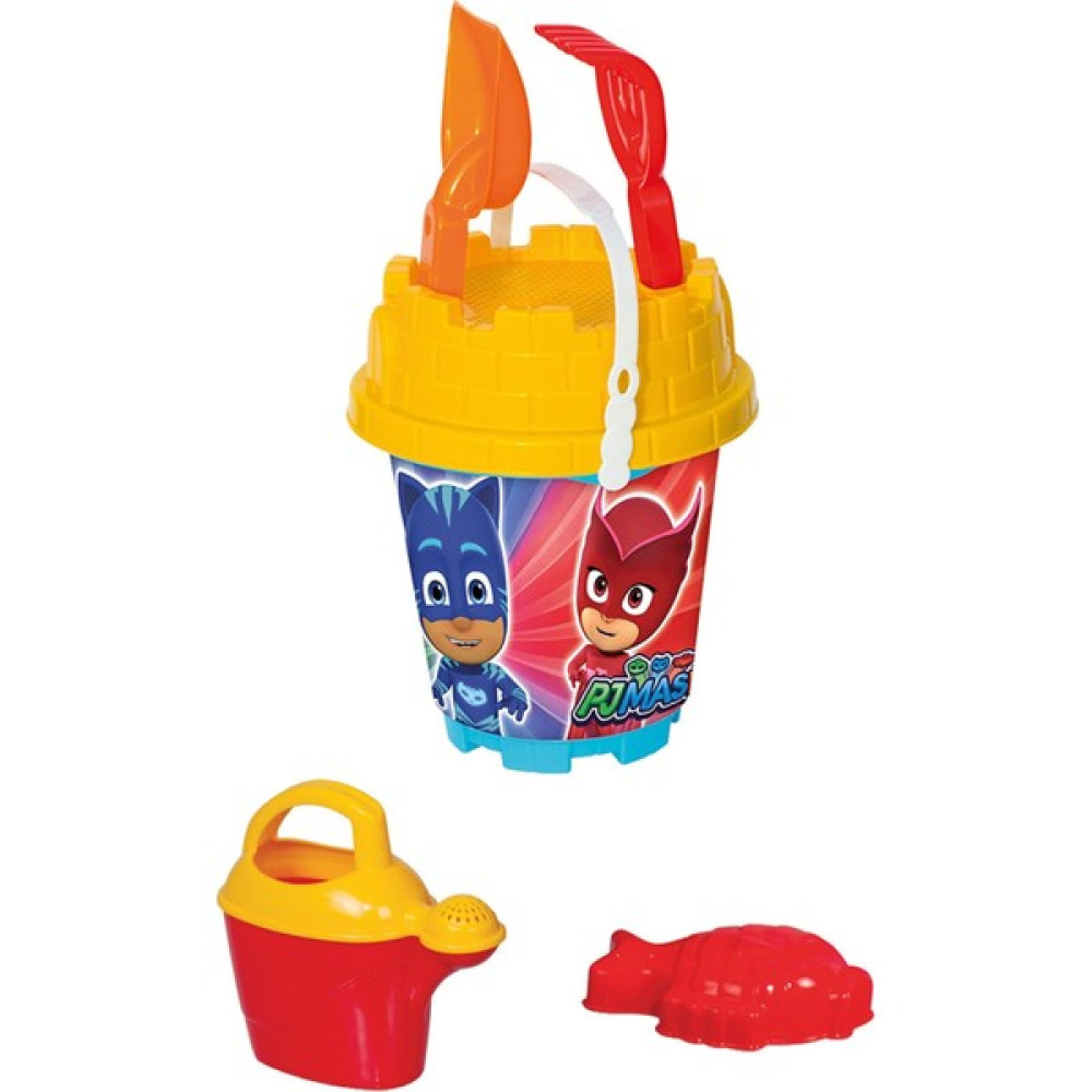 6 Parça Orta Boy Pj Masks Plaj Deniz Kum Kovası Lüx Kova Seti Pijamaskeliler Lisanslı Oyuncak 03388 - Çocuk - Mavi Dalgalı Açık Hava, Deniz ve Spor Oyuncakları Fiyatı