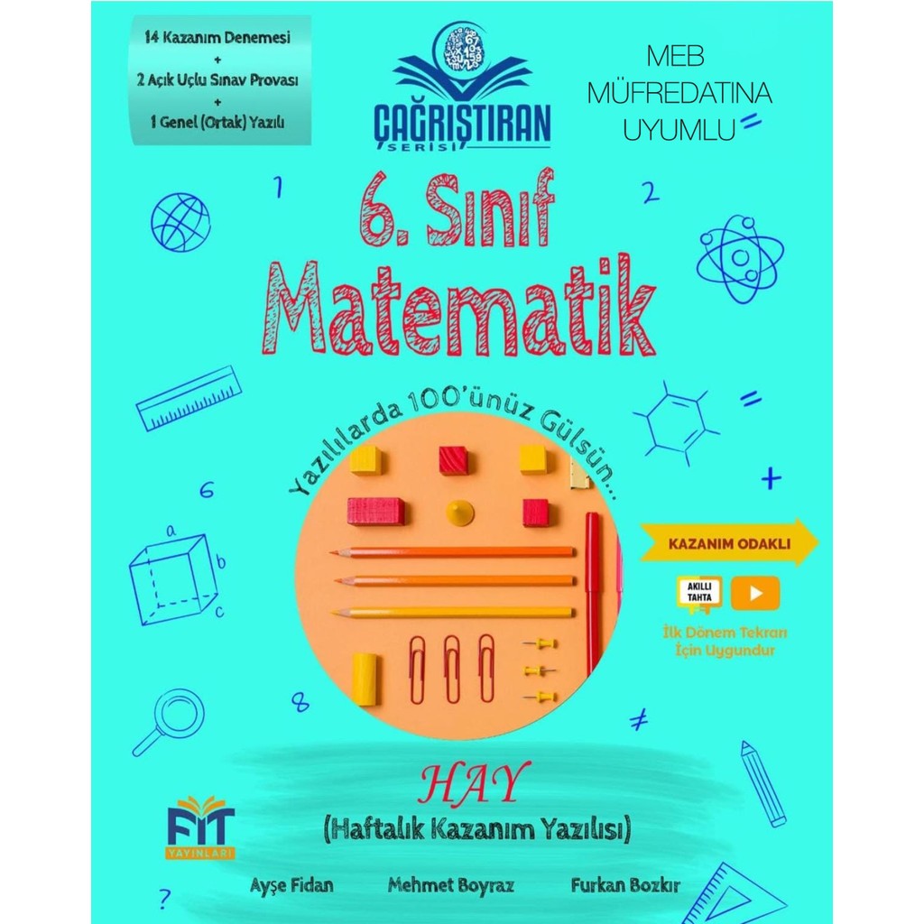 6. Sınıf Bursluluk ve Yazılıya Hazırlık Mat-2 Kitabı - deneme Diğer Fiyatı