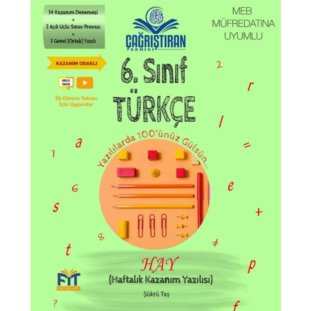 6. Sınıf Bursluluk ve Yazılıya Hazırlık Türkçe-2 Kitabı - deneme Tüm Dersler Fiyatı