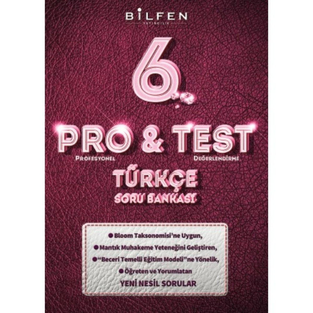 6. Sınıf Pro&test Türkçe Soru Bankası Türkçe Fiyatı