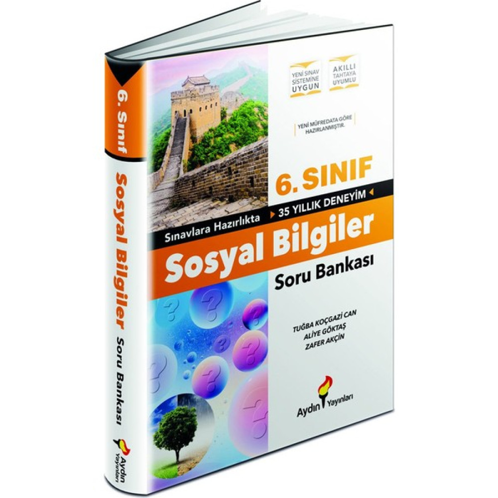 6 Sınıf Sosyal Bilgiler Soru Bankası Aydın Yayınları - Zafer Akçin Sosyal Bilgiler Fiyatı