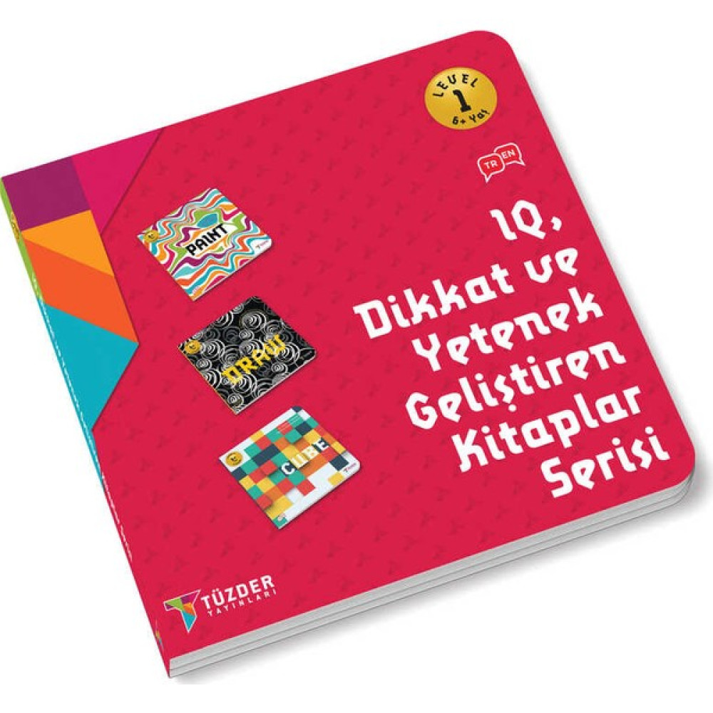 6+ Yaş Level 1- IQ Dikkat ve Yetenek Geliştiren Kitaplar Serisi Zihinsel Gelişim Kitapları Fiyatı